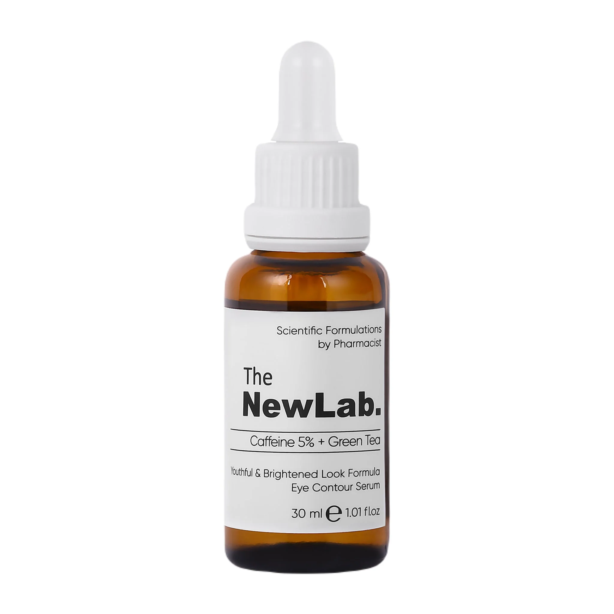 Озаряващ серум за очи с кофеин и зелен чай TheNewLab