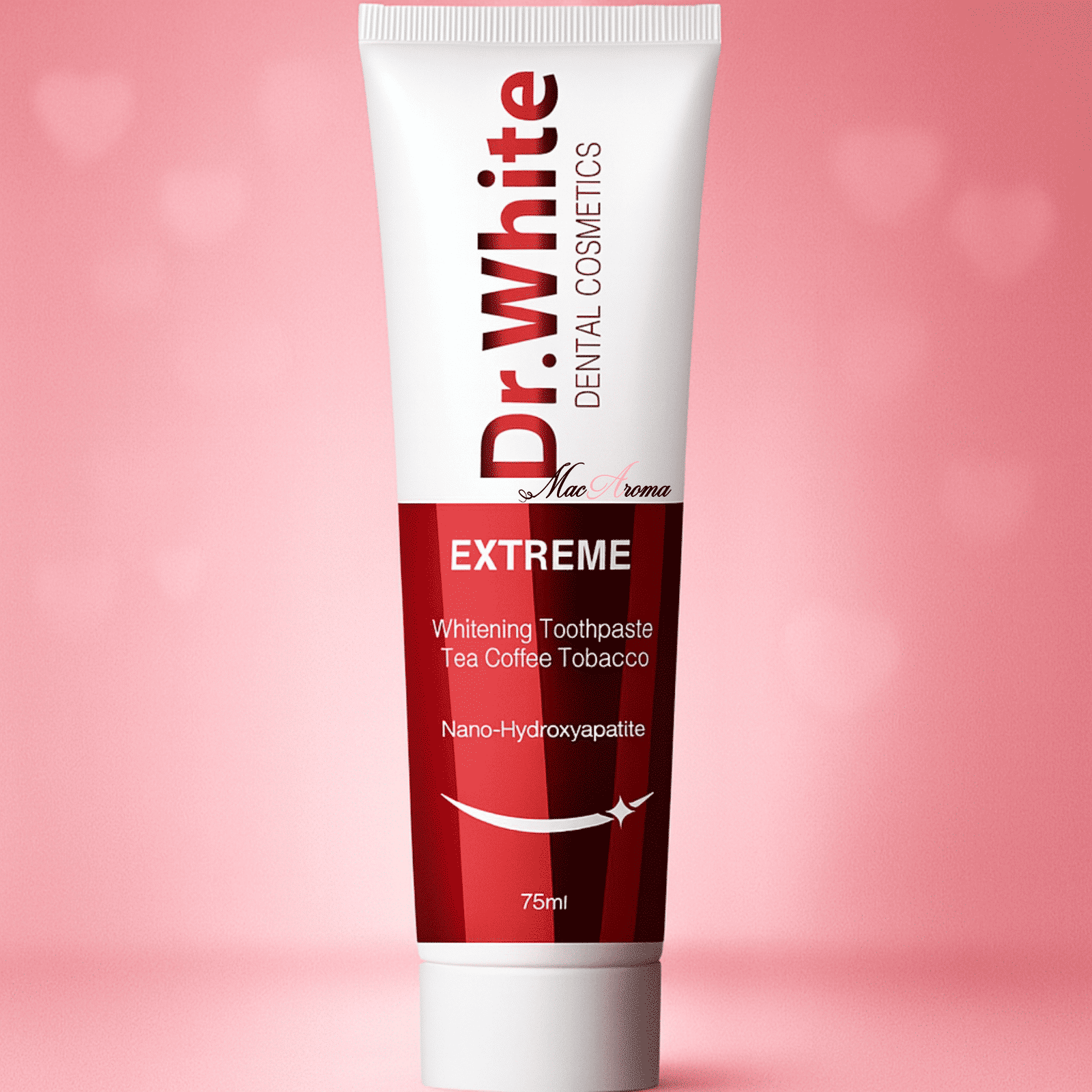 Dr.White Nano Hydroxyapatite EXTREME Избелваща Паста за Зъби 75 ml