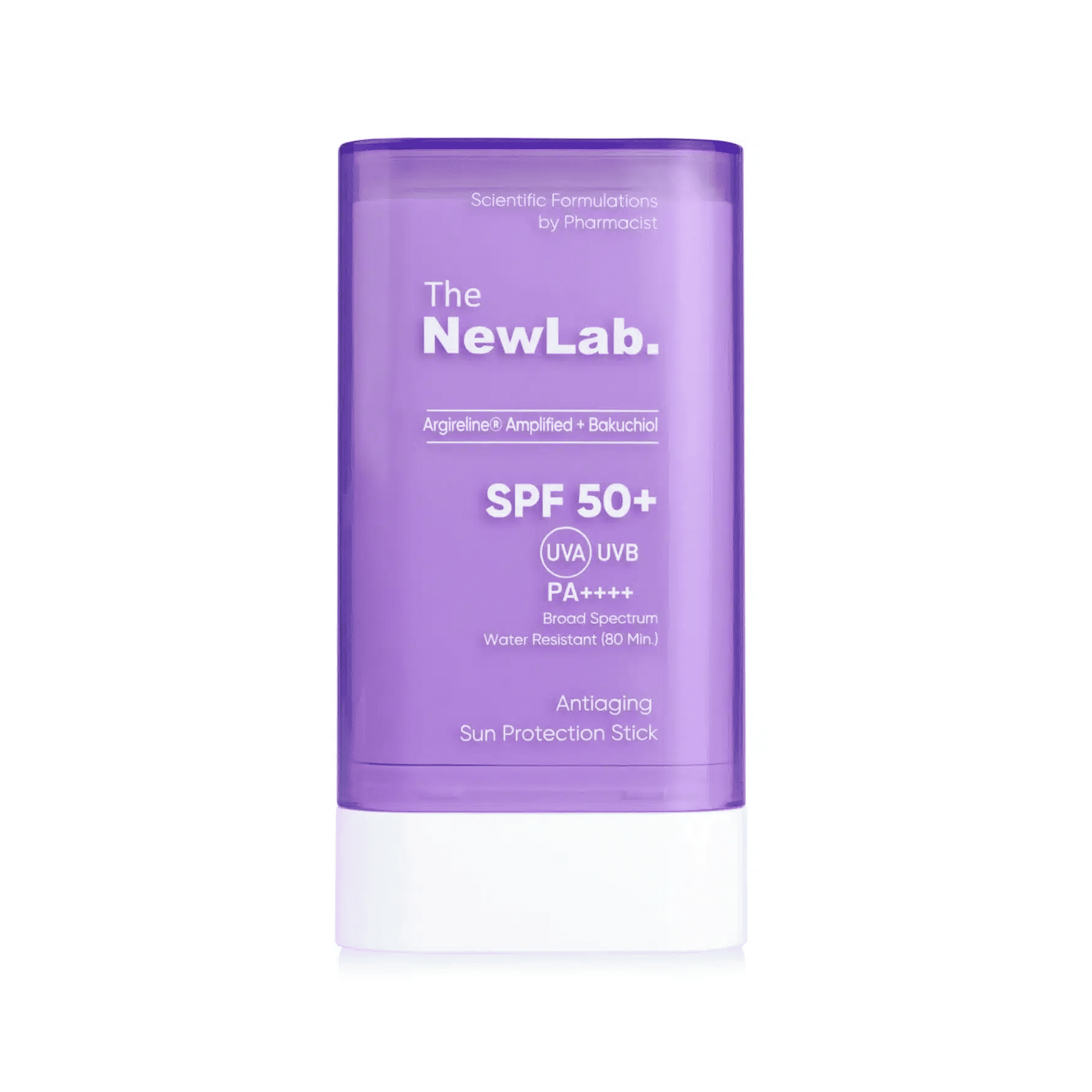 NewLab Слънцезащитен стик за лице SPF50+ с Аргирелин и Бакучиол