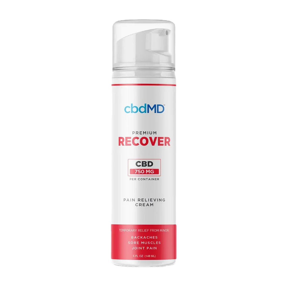 Broad Spectrum CBD Recover Airless Pump