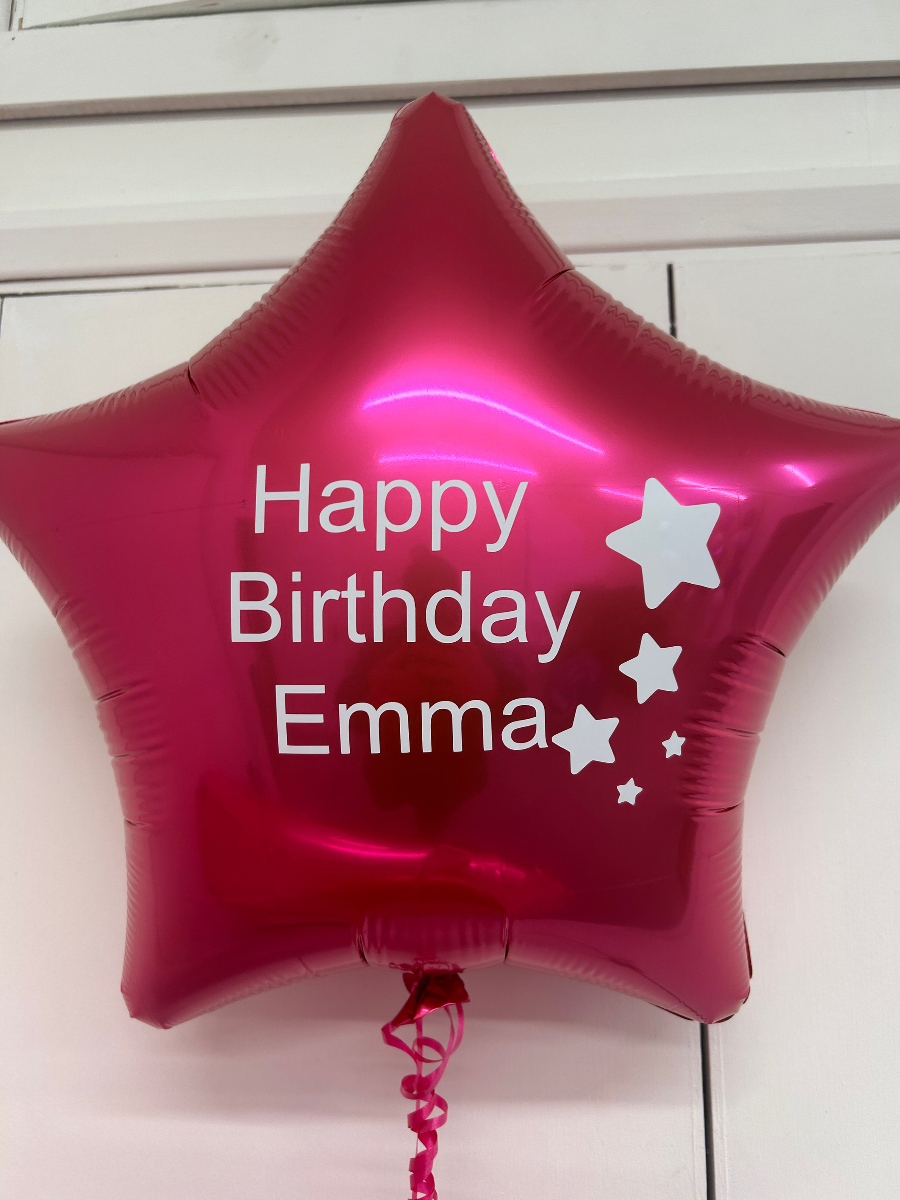 Personalised 18” Balloon STAR or HEART