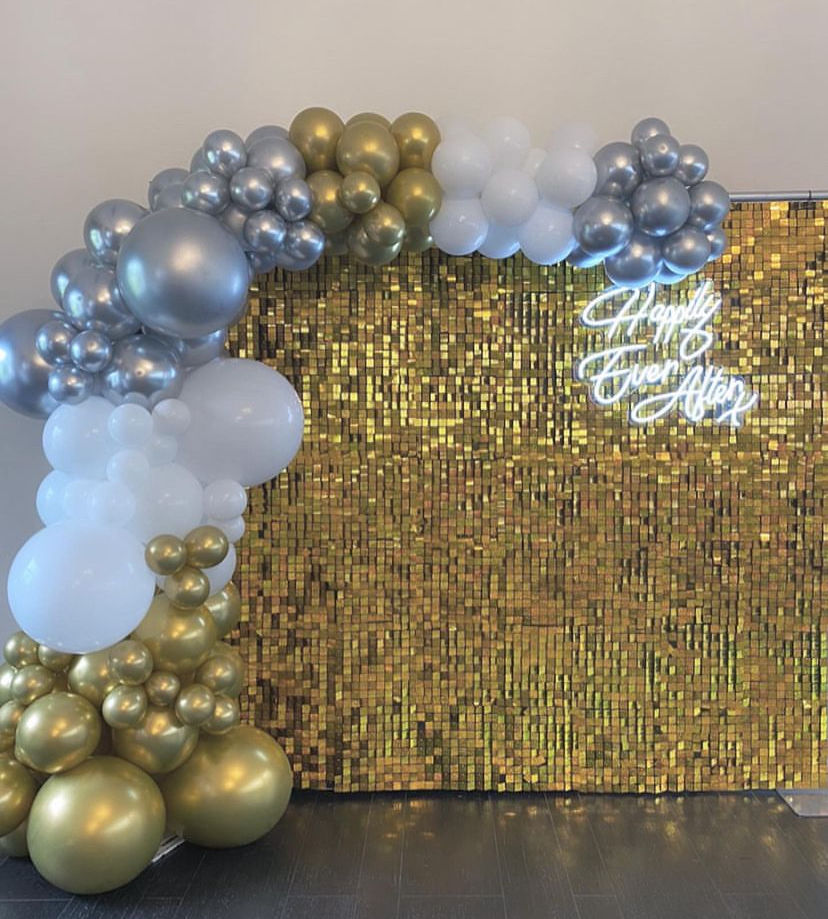 Thumbnail: Large Balloon Arch CHOOSE YOUR OWN COLOURS supplied ready made ready to hang