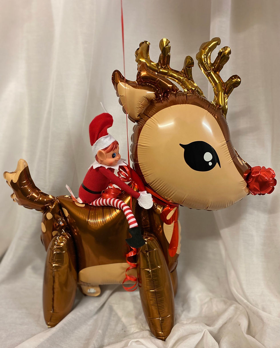 Thumbnail:  Christmas Reindeer Elf Arrival - Us supplying an elf