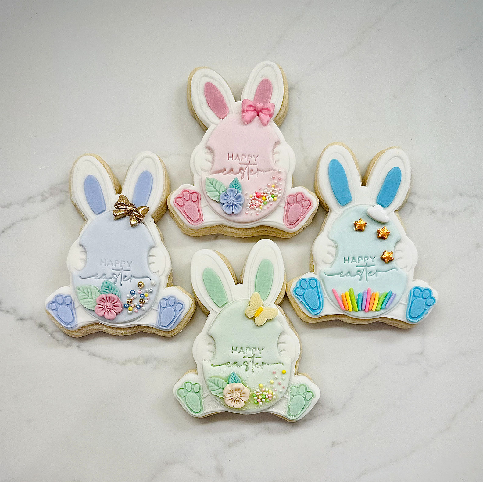 Easter Egg Bunny Cookies