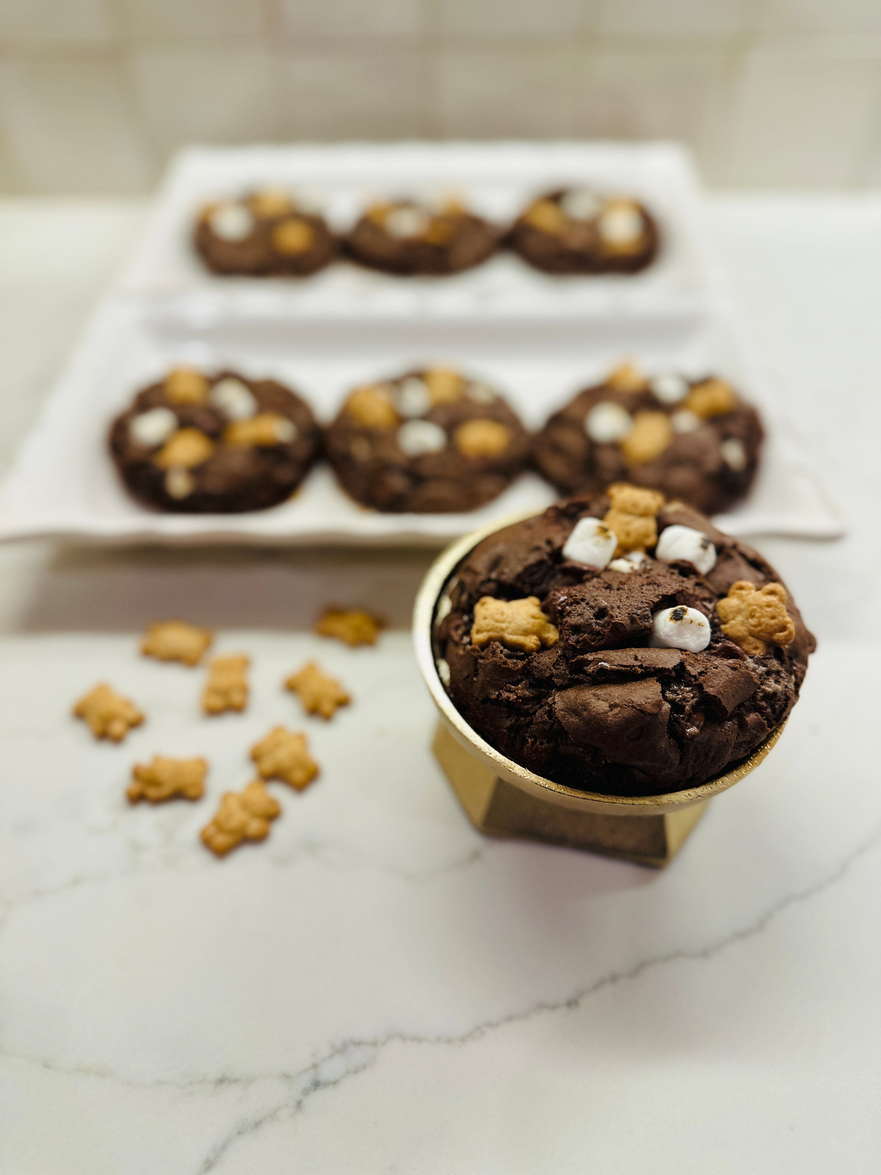 Teddy Graham S'mores Cookie