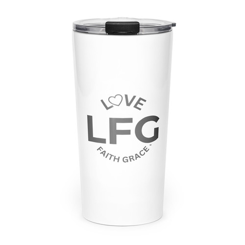 Tapered stainless steel tumbler | Lovefaithgrace