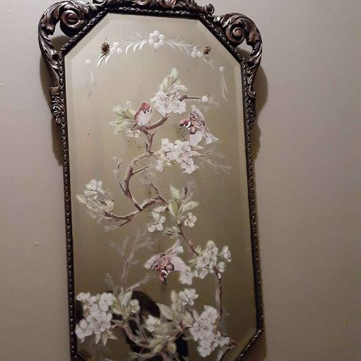 Thumbnail: "Birdland" Vintage Ornate Mirror
