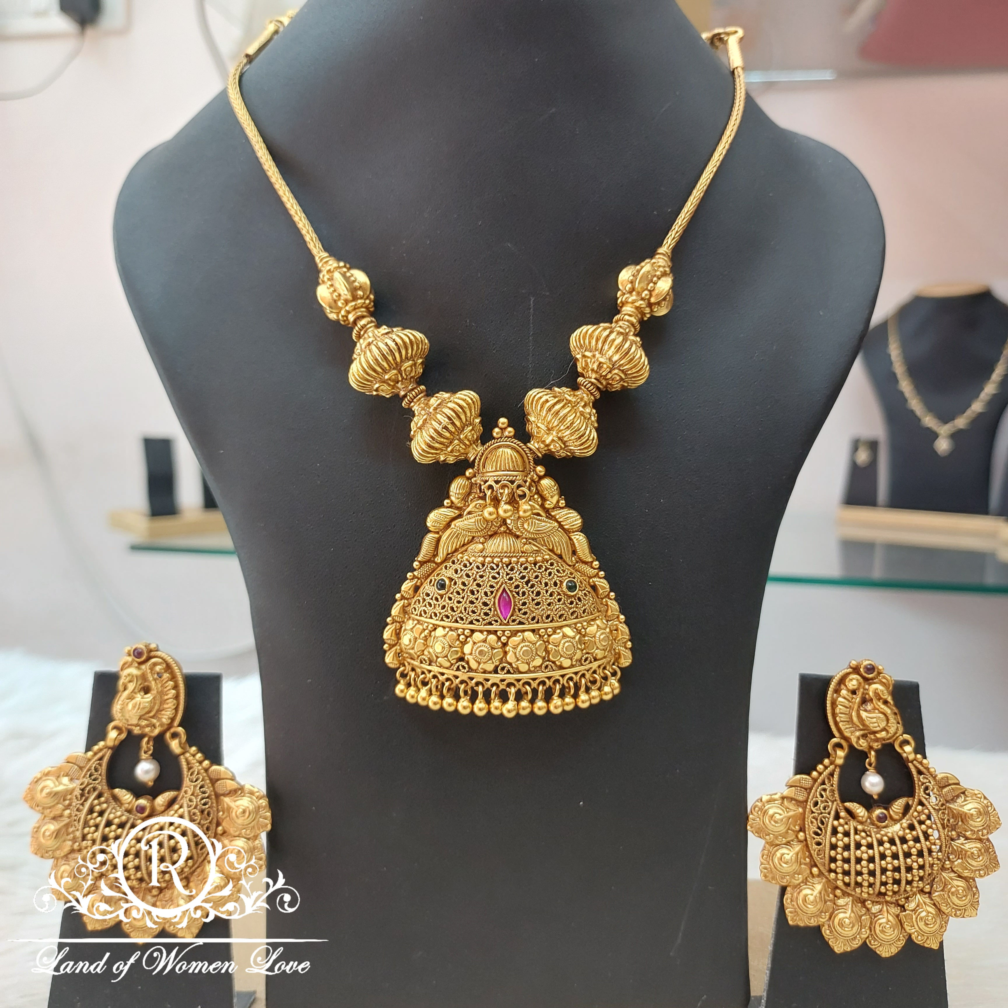 Silver necklace-RH19-1