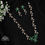 Thumbnail: 92.5 silver simple and Cute necklace and earrings set - RCBG040