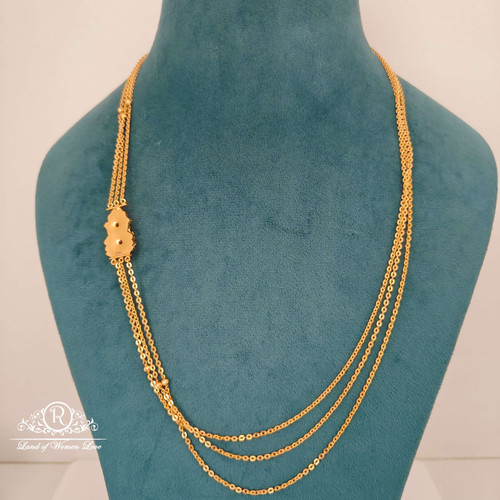 Lakshmi Devi Chandraharam Design Light Weight Chandra Haram New