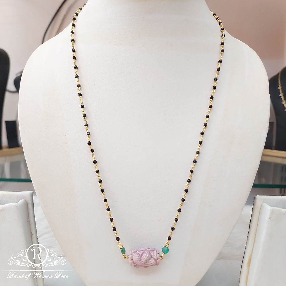 Thumbnail: Silver black beads-RI24