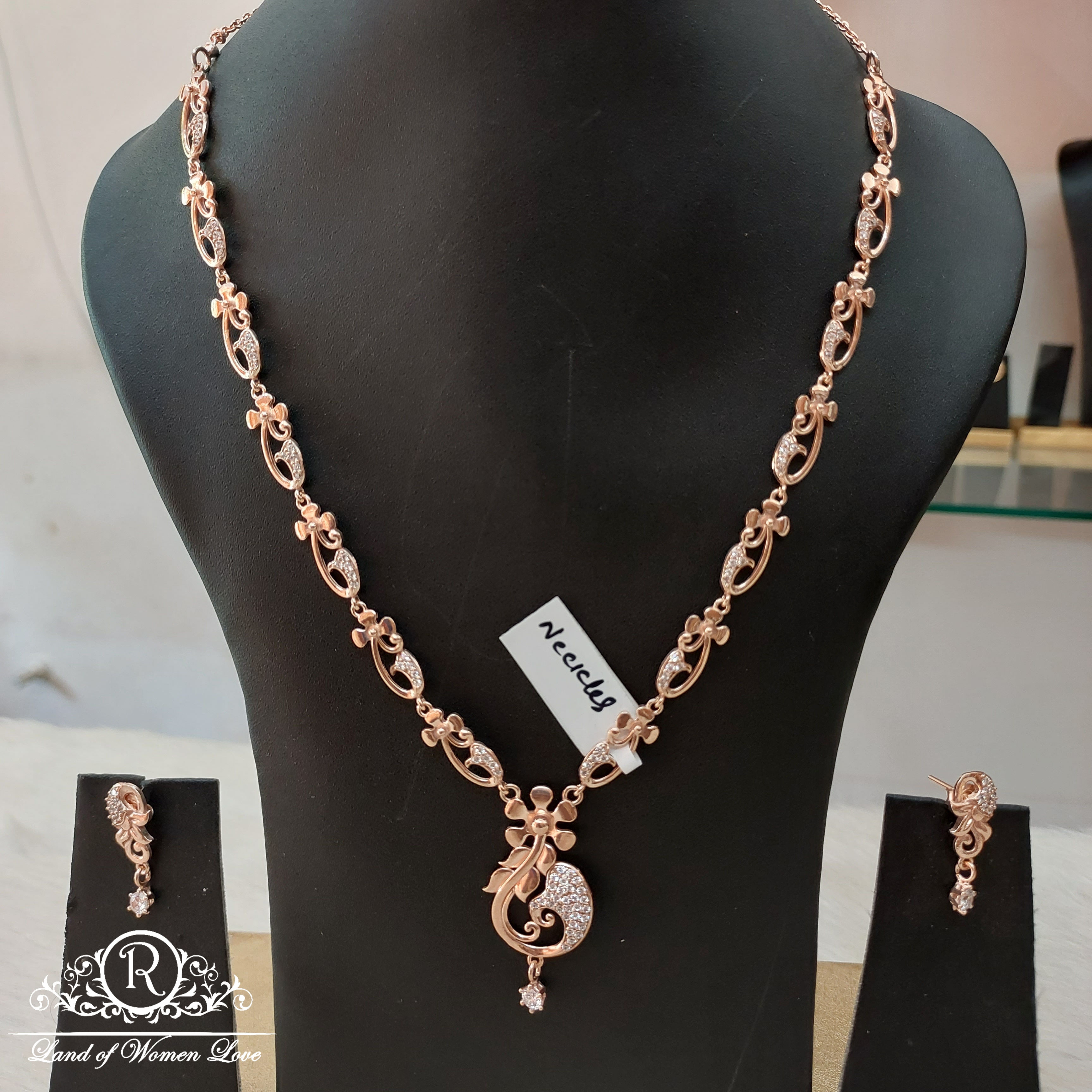 Silver Necklace-RH46