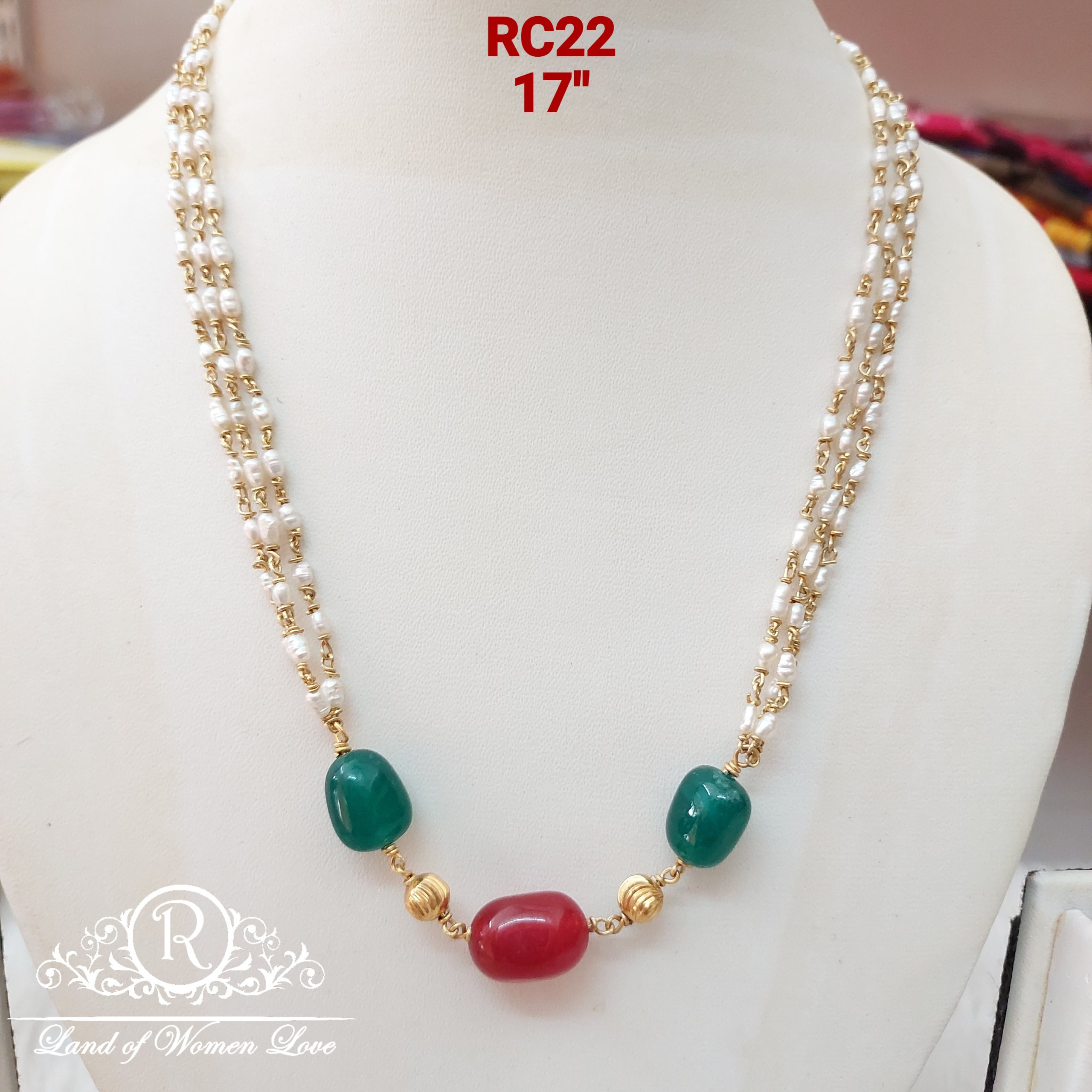 Silver  beads chain -RD37
