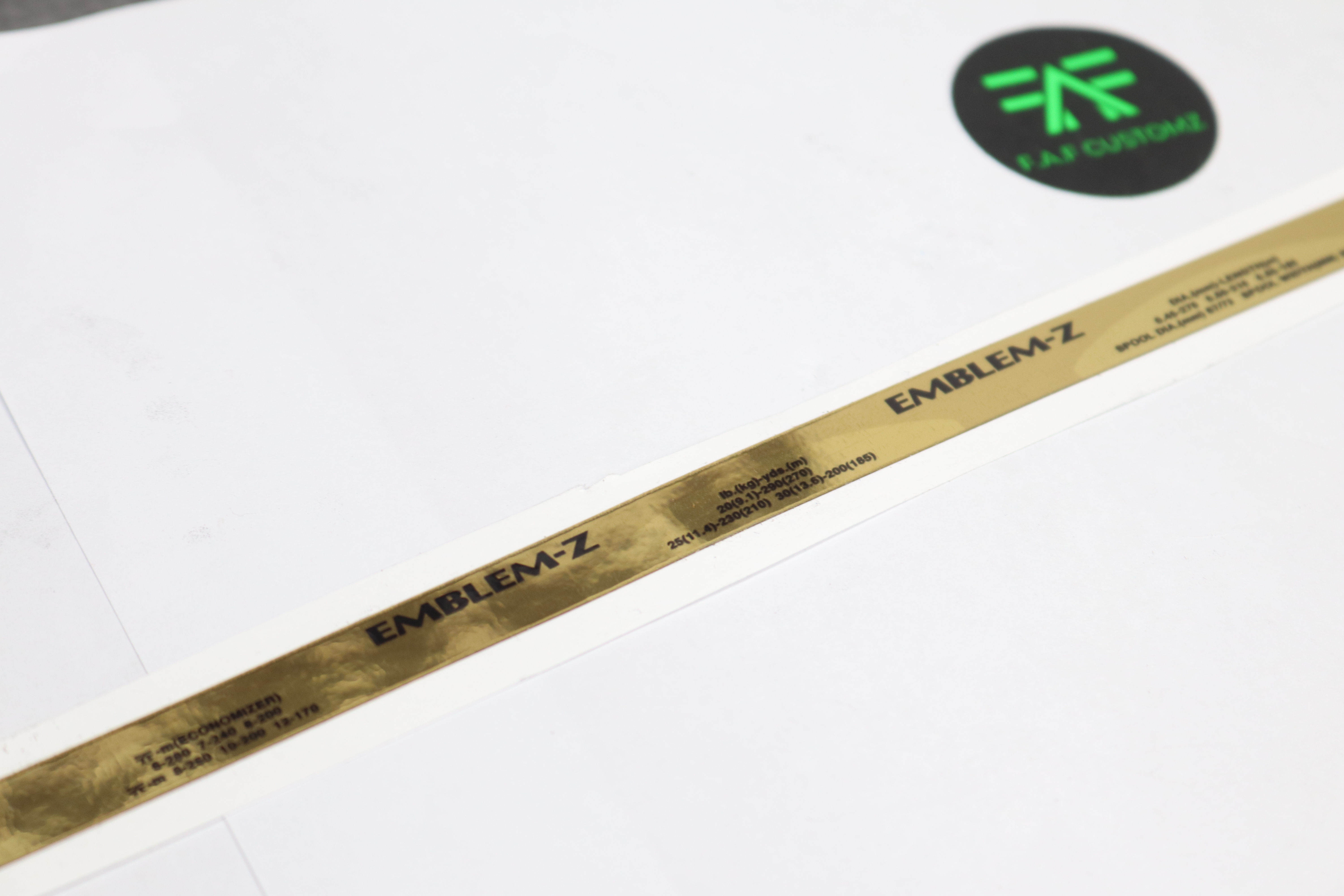 Daiwa Emblem Z Spool Wrap Gold