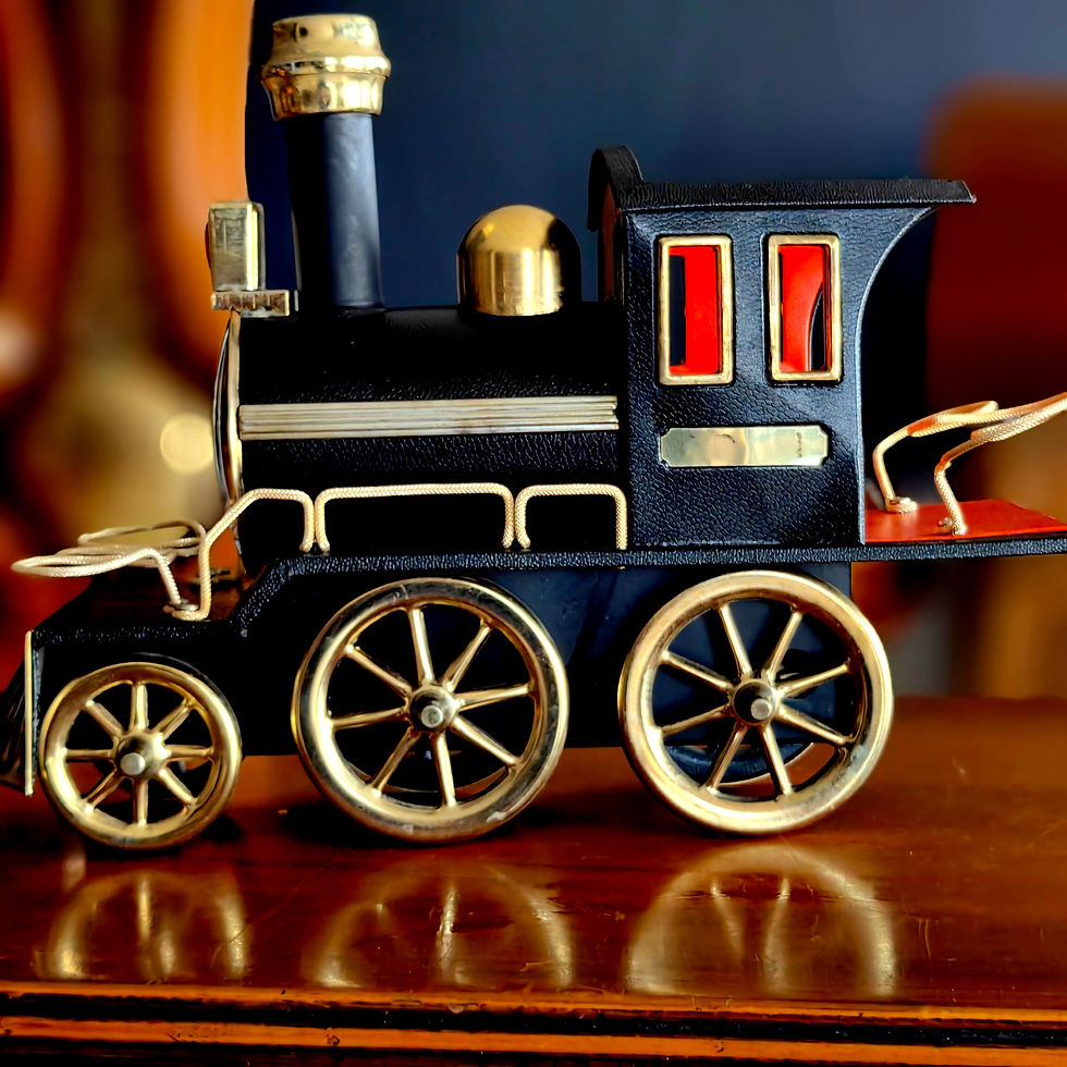 Küçük resim: Vintage Tren Formunda İkram Standı