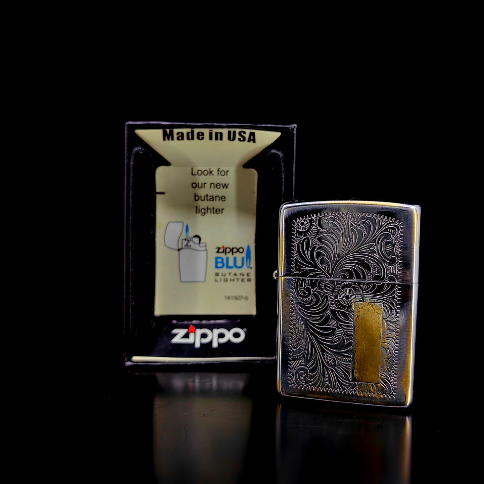 Küçük resim: Orijinal Amerika Üretimi Pirinç Kasa Valerian  Benzinli zippo Çakmak 1989
