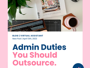 Administrative Duties That you Should Outsource Today!
