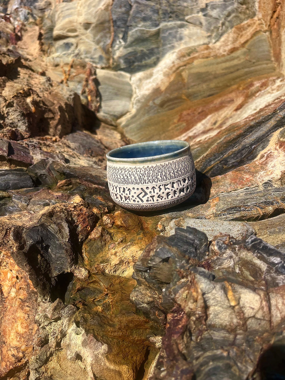 Miniature : Gobelet Elder Futhark