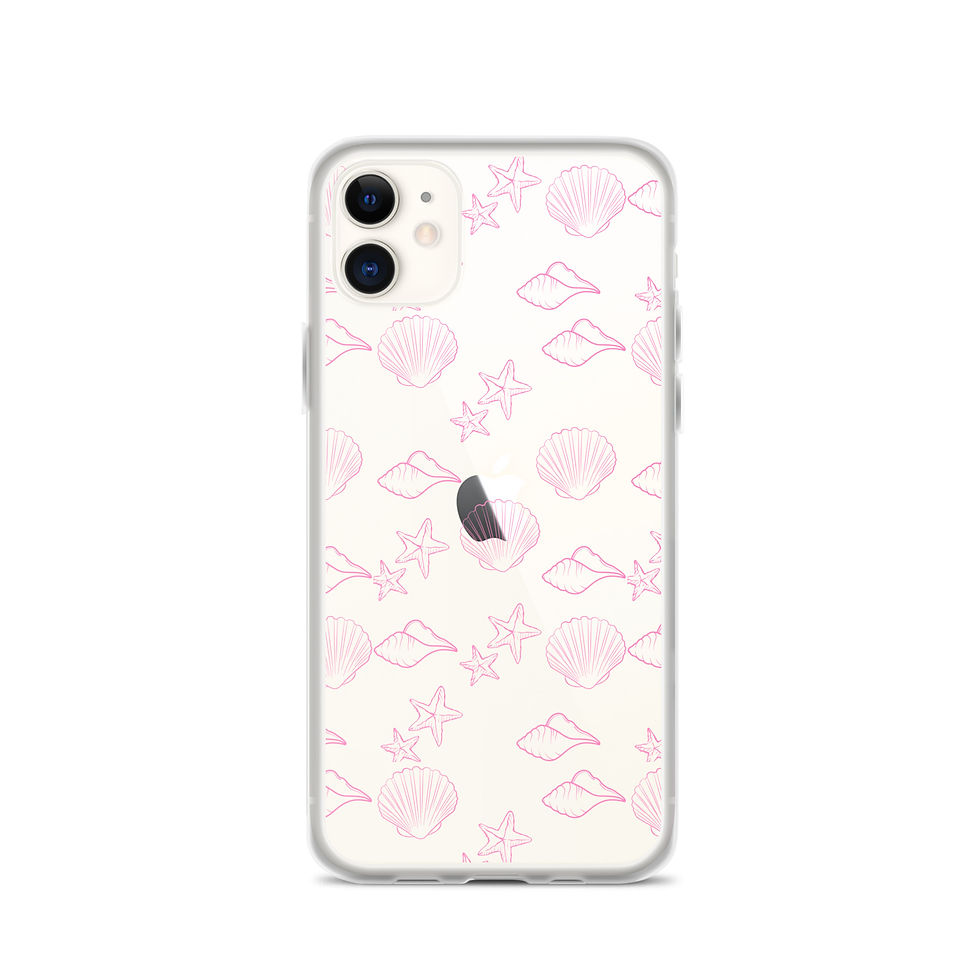 Thumbnail: Pink Seashells Clear Case for iPhone®
