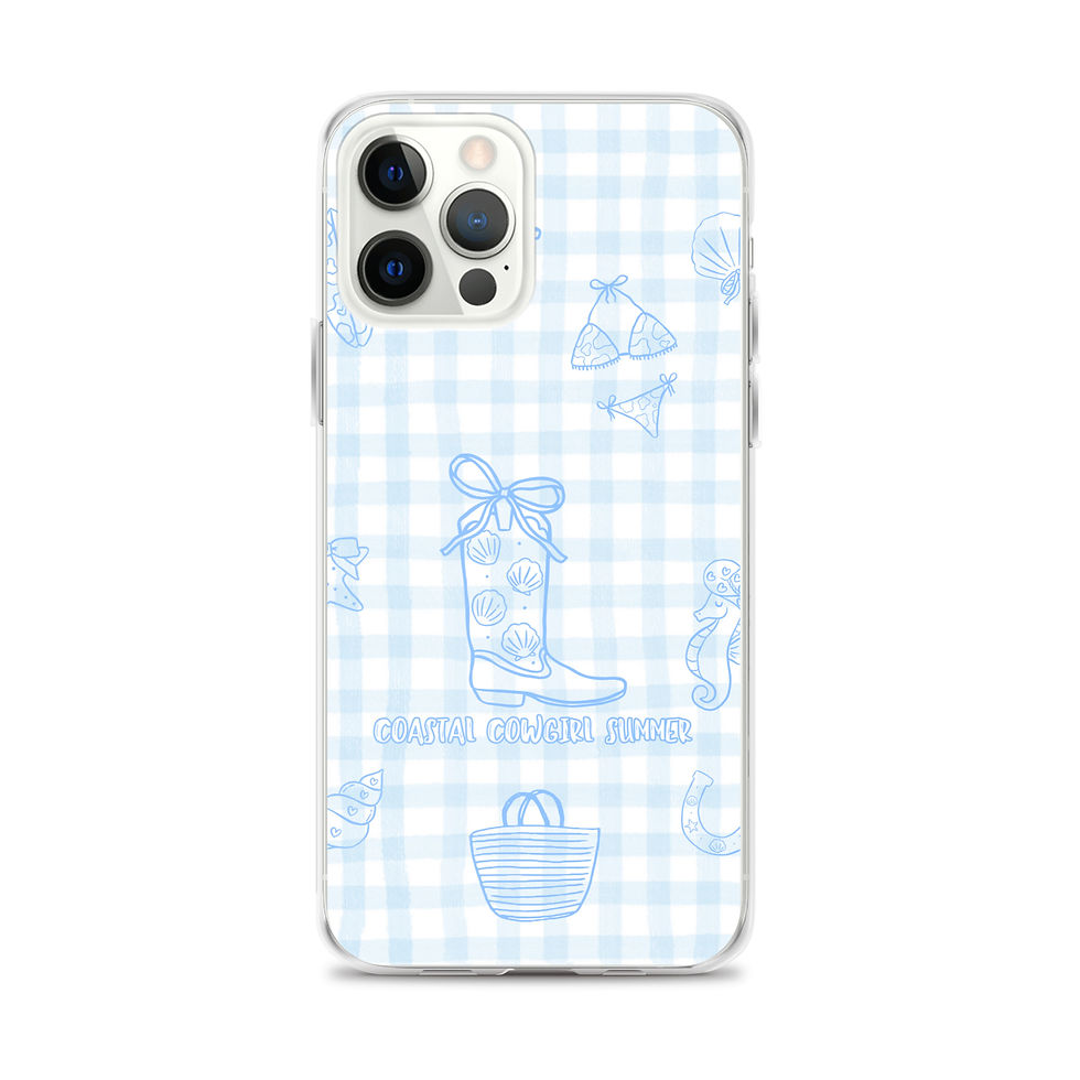 Thumbnail: Blue Coastal Cowgirl Clear Case for iPhone®