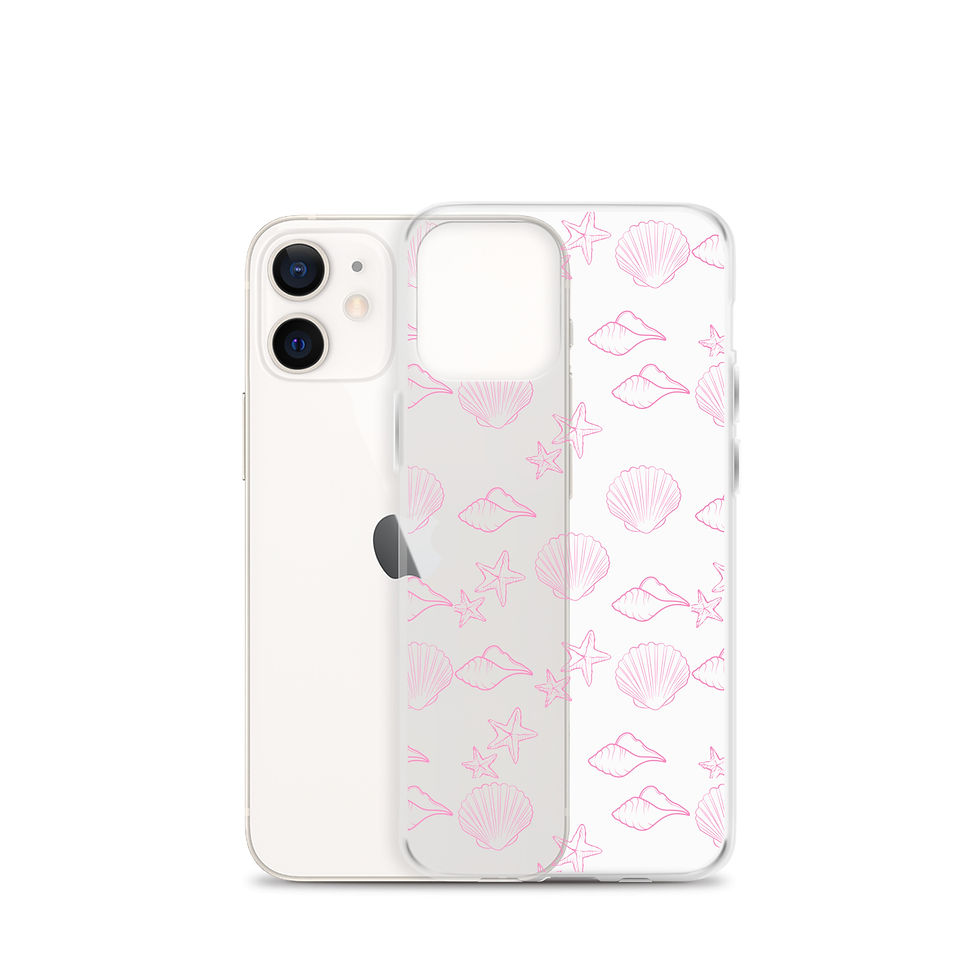 Thumbnail: Pink Seashells Clear Case for iPhone®