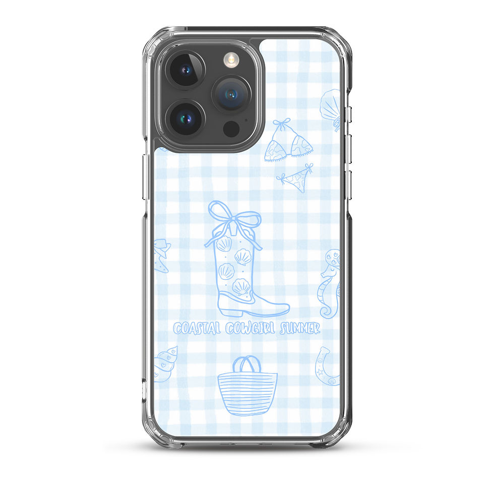 Thumbnail: Blue Coastal Cowgirl Clear Case for iPhone®
