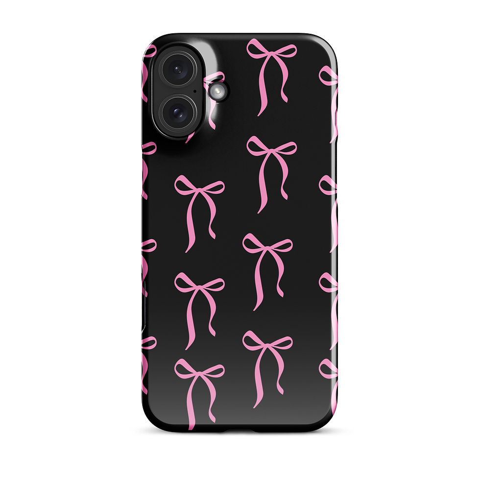 Thumbnail: pink bows Snap case for iPhone®