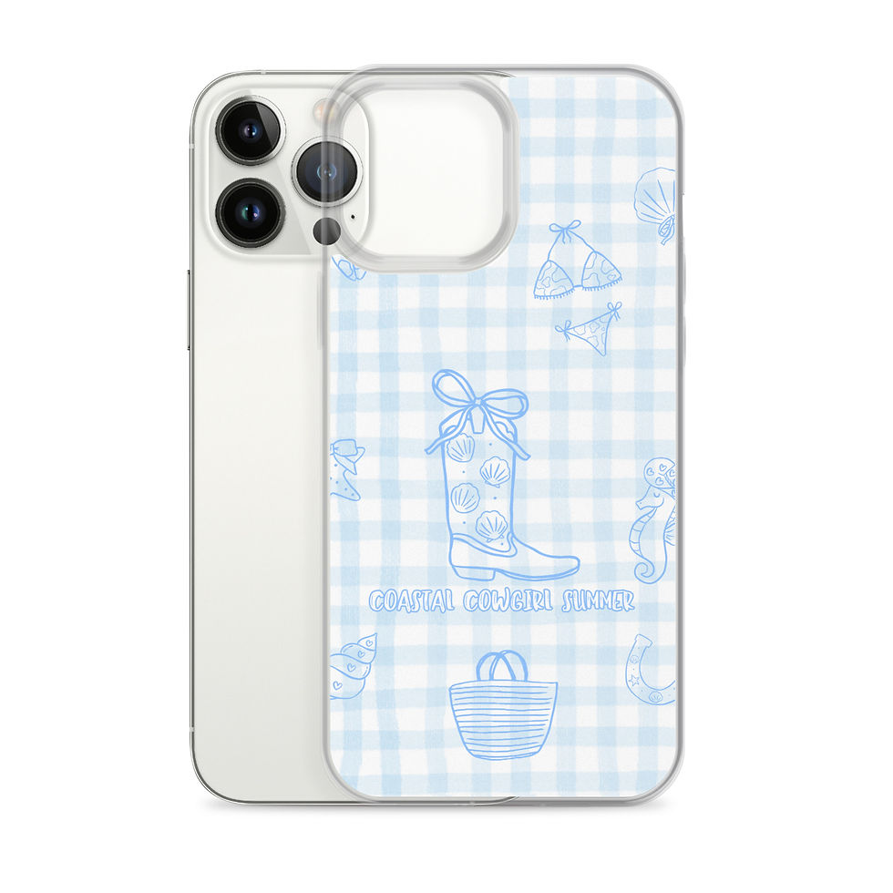 Thumbnail: Blue Coastal Cowgirl Clear Case for iPhone®
