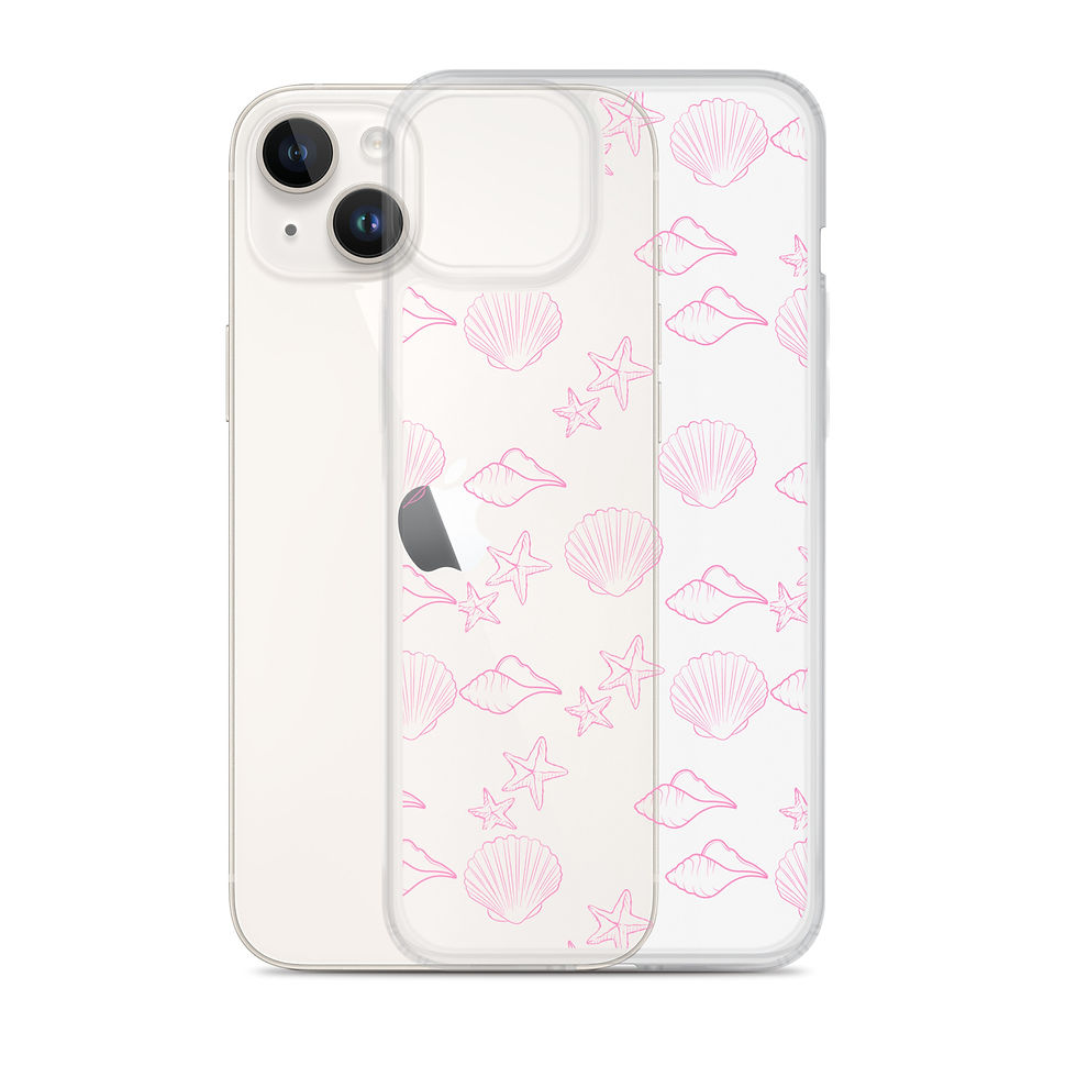 Thumbnail: Pink Seashells Clear Case for iPhone®