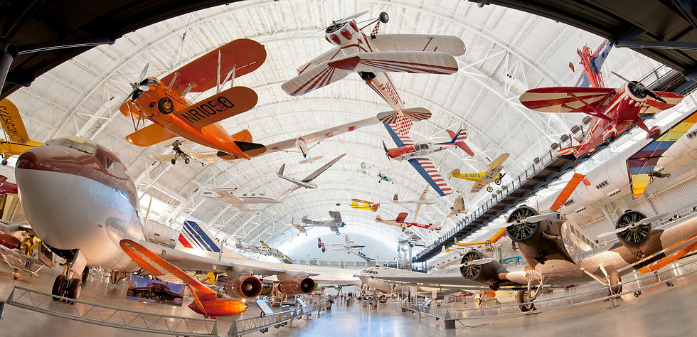 The Boeing Aviation Hangar at the Udvar-Hazy Center in Chantilly, VA.