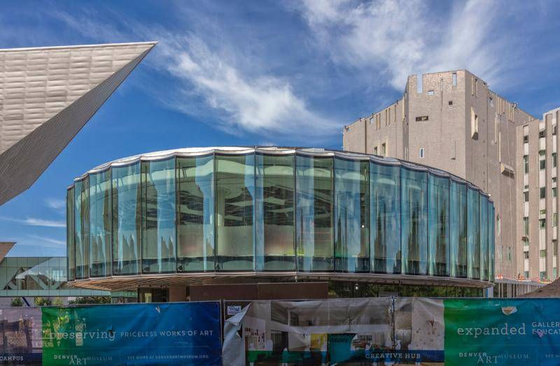 Welcome center of the Martin building