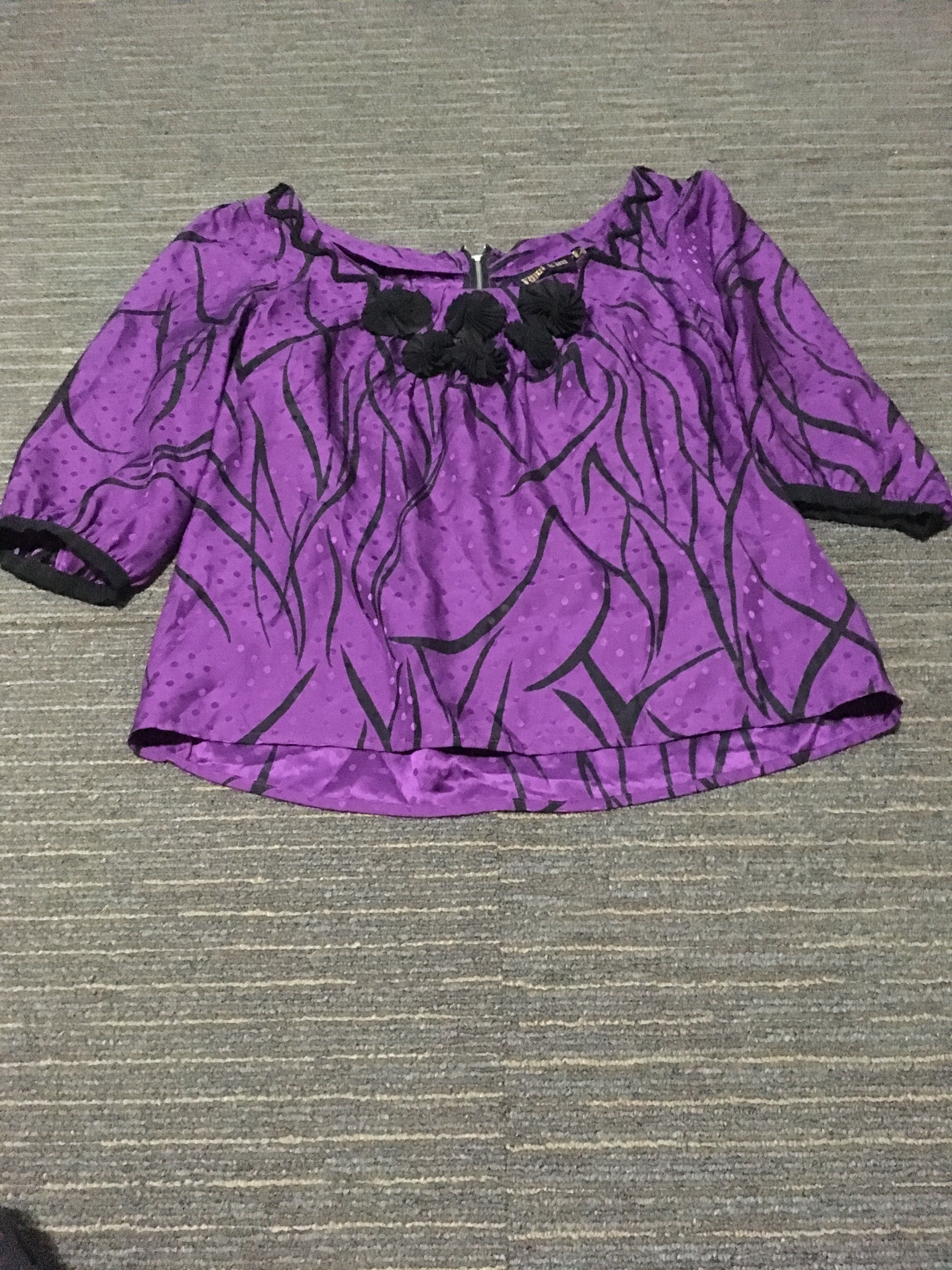 YUMI KIM s  purple satin top
