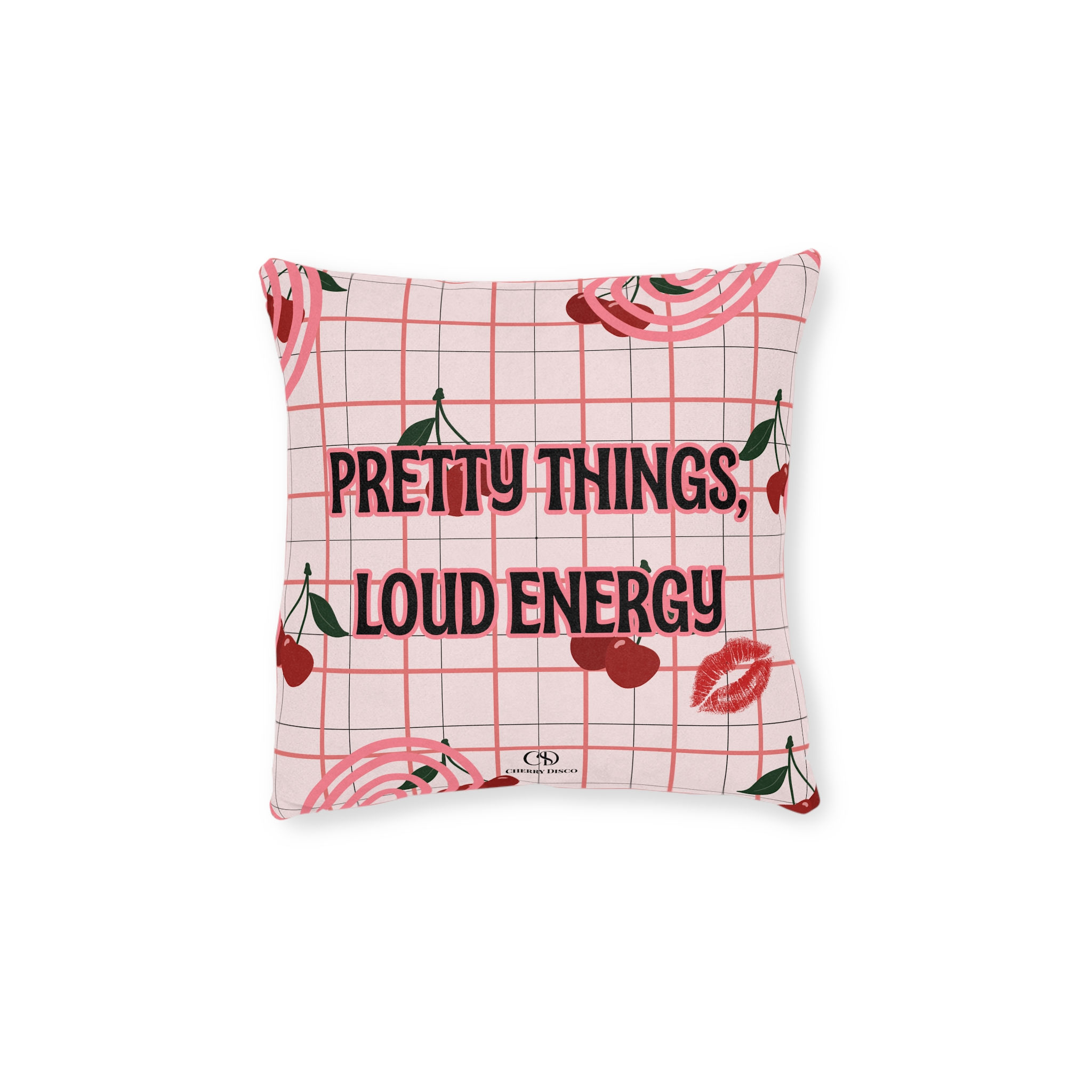 Pretty Things, Loud Energy - Decorative Throw Pillow
