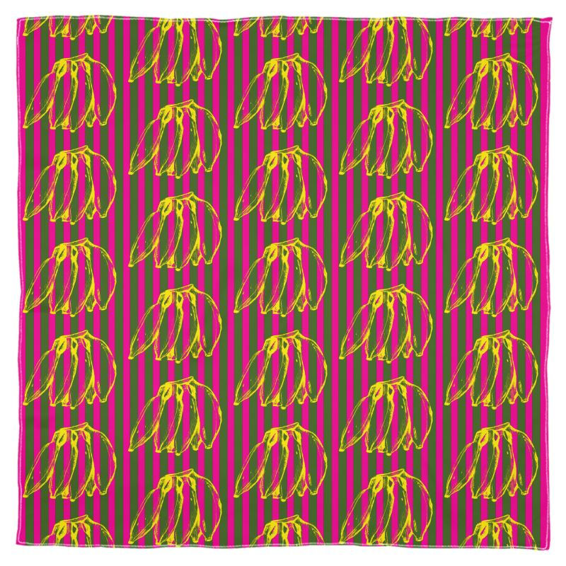 Thumbnail: wholesale silk scarf 35 x 35"  (24 MOQ assorted)