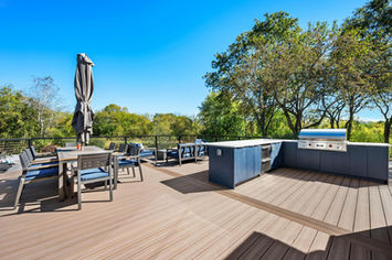 Deck stairs to patio Long Grove IL