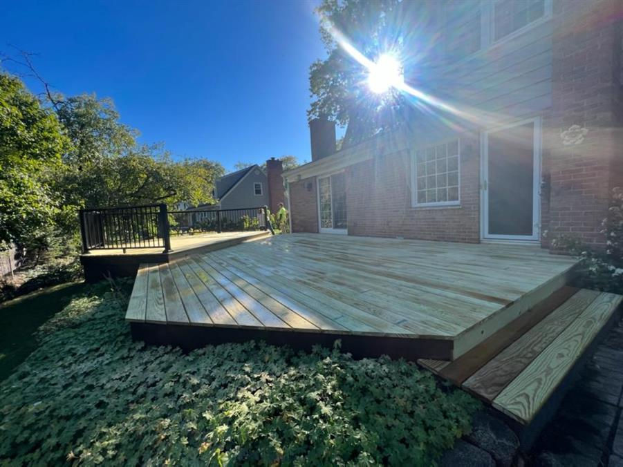 Treated Pine & Aluminum Rail