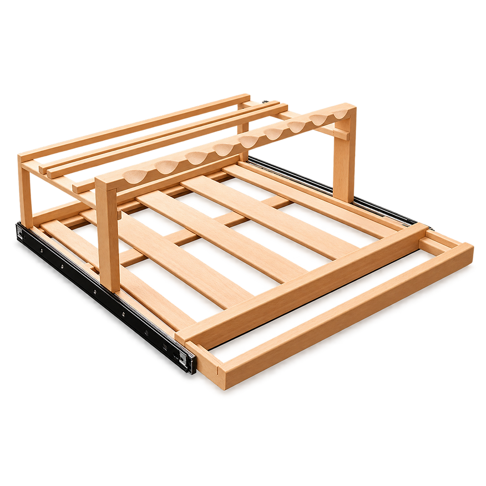 Wine Rack 430-CWC – Wooden Bottle Storage Rack