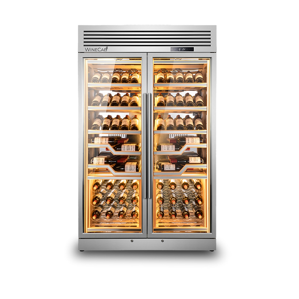 WC-800D 102 Bottles 2 Door Wine Chiller