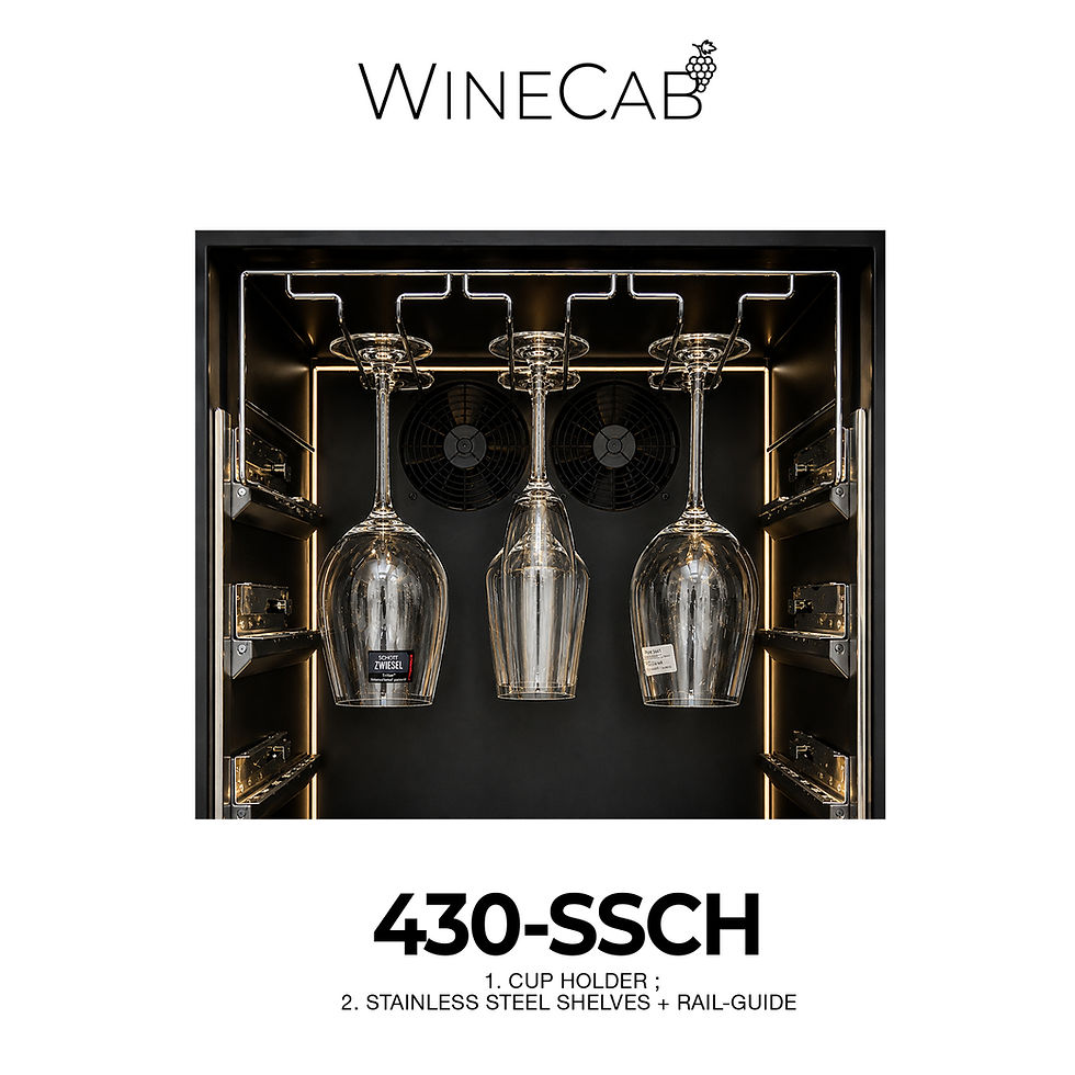 Wine Glass Holder 430-SSCH – Stainless