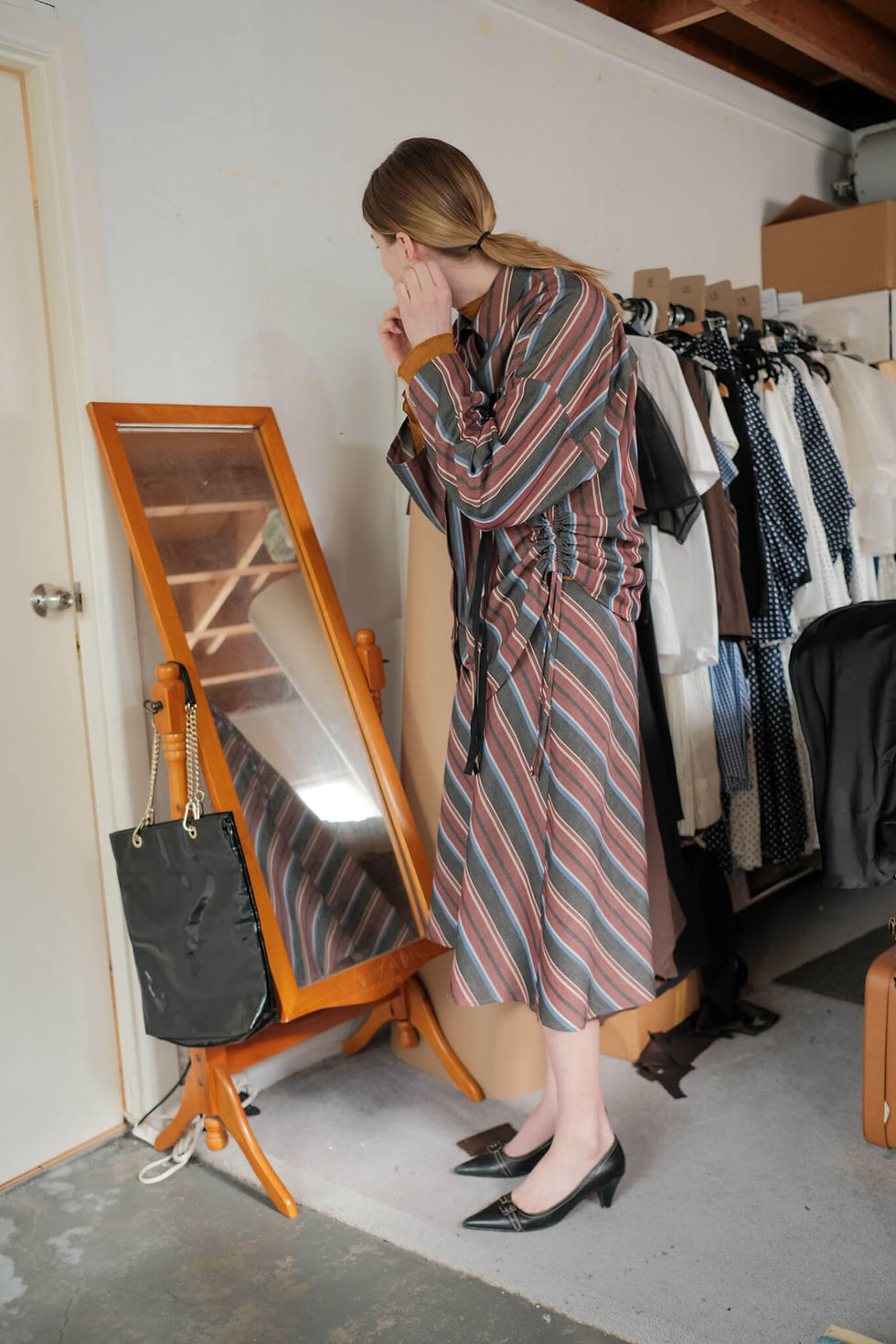 Thumbnail: PETRA SKIRT | VINTAGE STRIPE