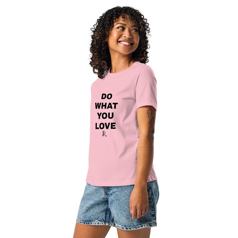 Thumbnail: Women's "Do What You Love" T-shirt (black text)