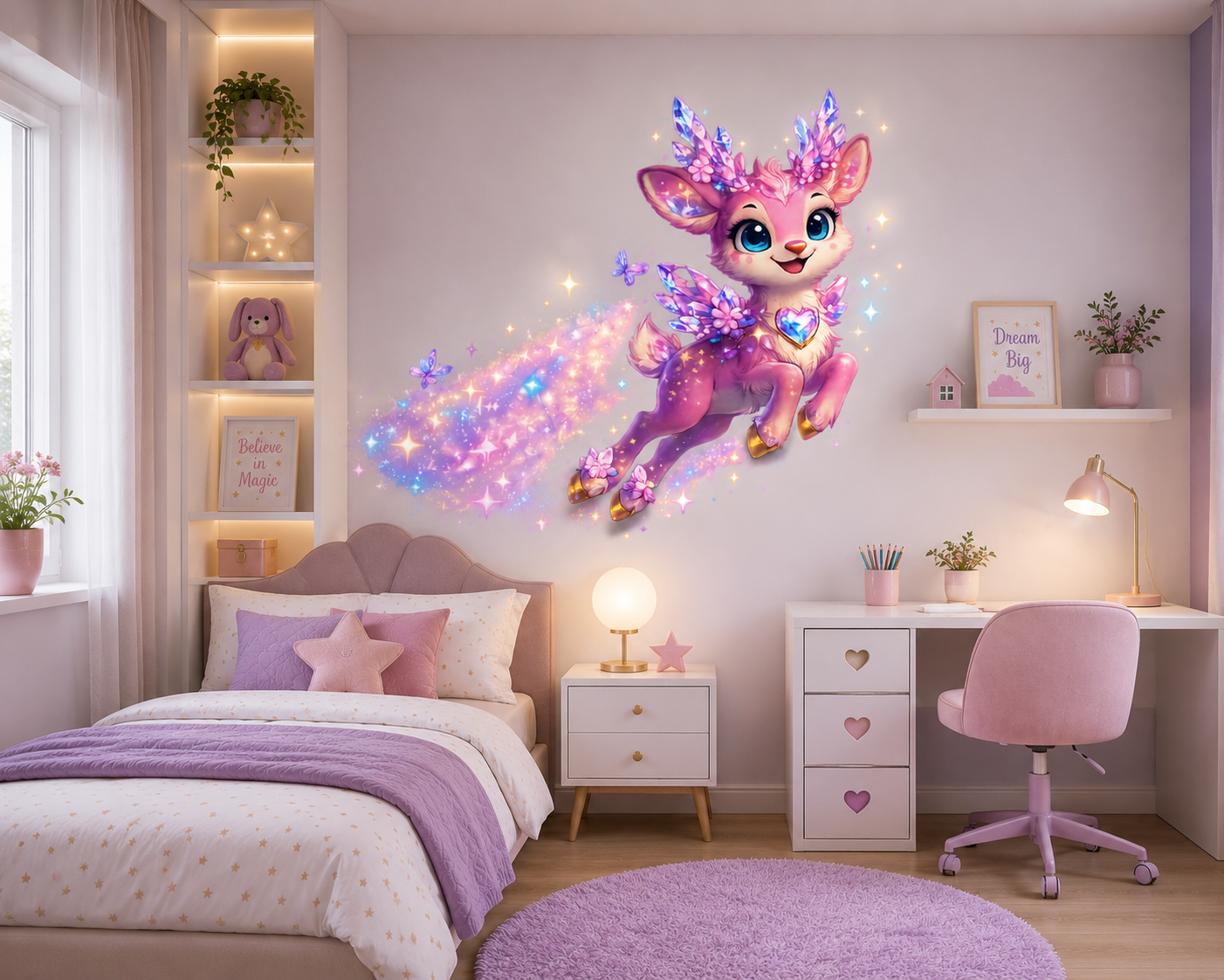 Kira Guardian of the Crystal Stars wall decal room mockup