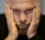 Male, Hands, Thoughtful image.
