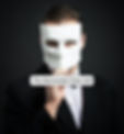 Man with bow tie wearing white mask