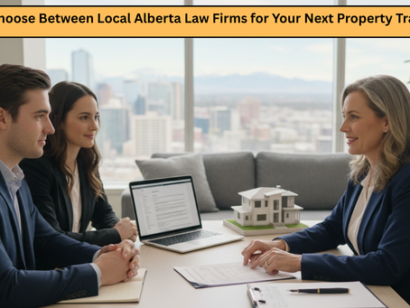 How to Choose Between Local Alberta Law Firms for Your Next Property Transaction