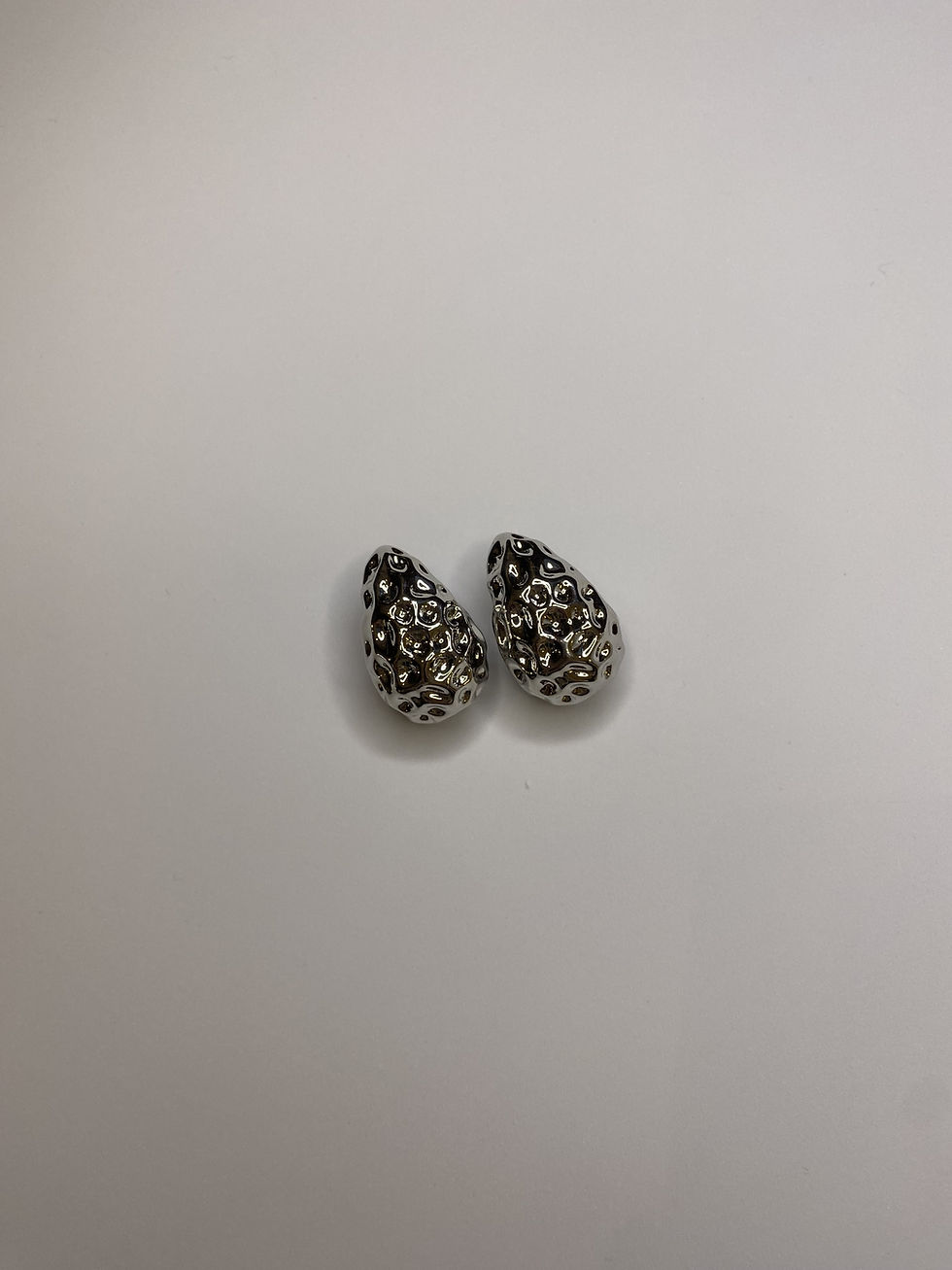 silver iri damla küpe