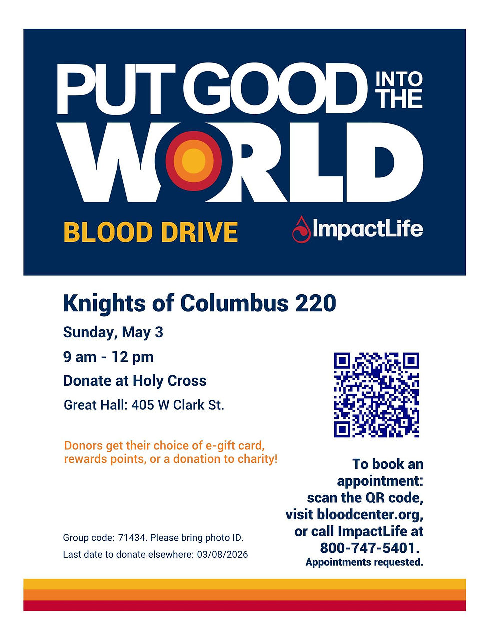 Knights of Columbus Blood Drive