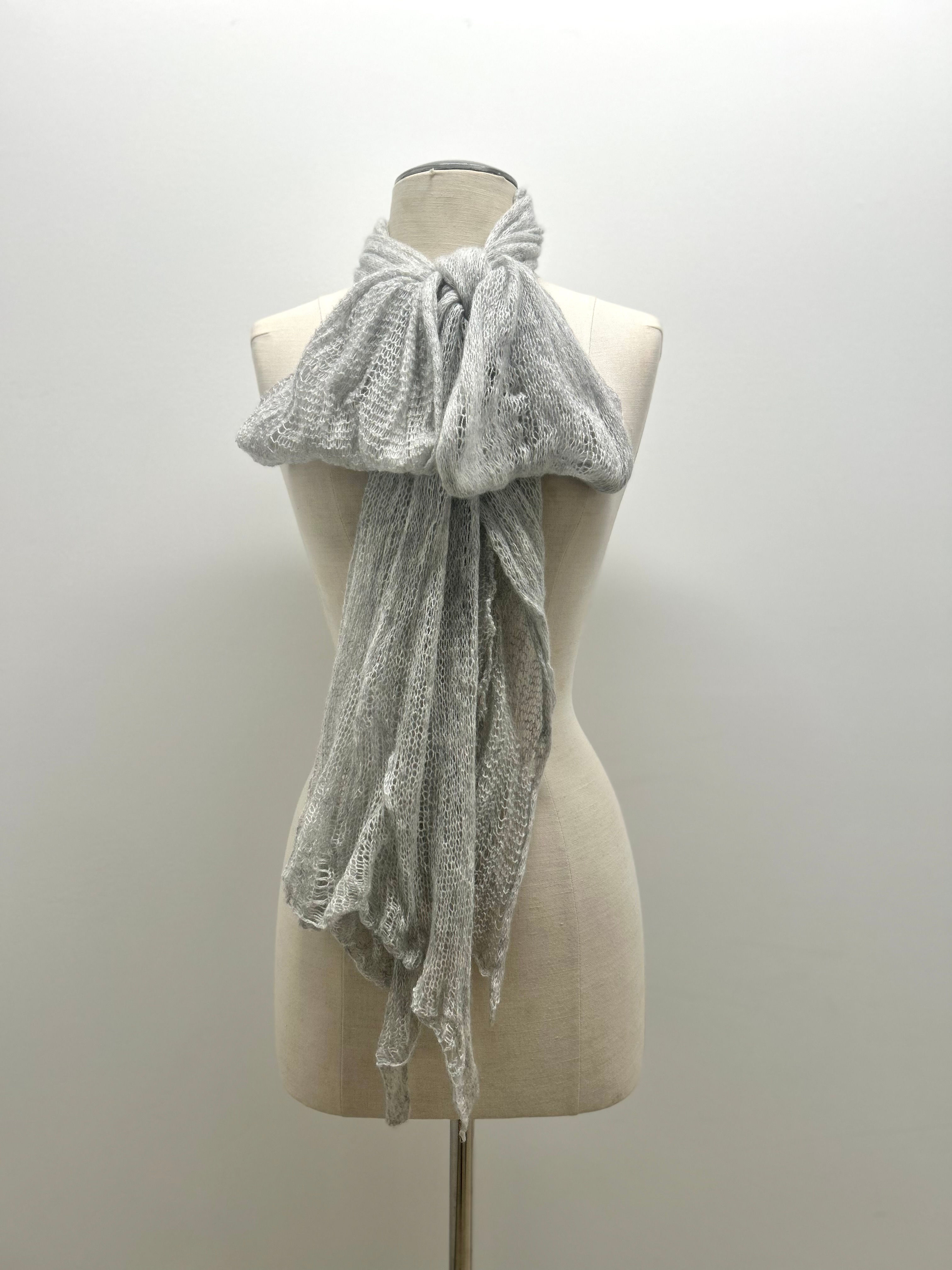Light grey Cashmere scarf