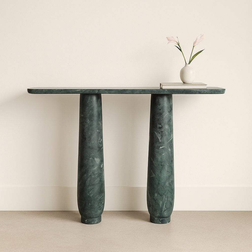 Lucius Udaipur Green Marble console