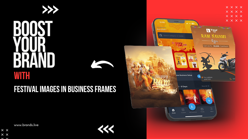 festival images in business frames